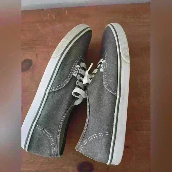 VANS grey  mens size 6 (women's 7.5) sneakers - Picture 4 of 12